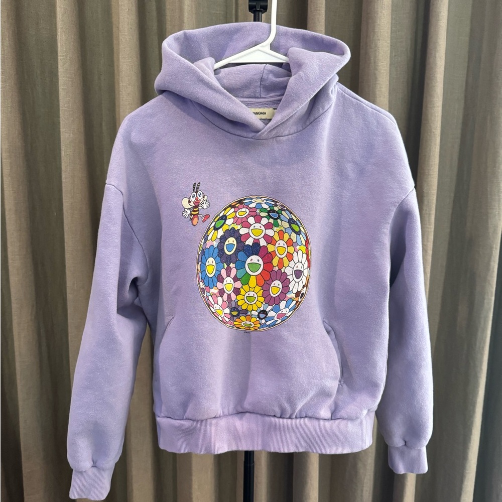 Takashi Murakami x PANGAIA Flowerball Hoodie Orchid Purple 💜🐝  XS